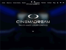 Tablet Screenshot of cinemadream.nl